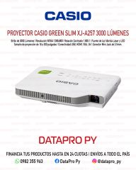 Proyector Casio Green Slim XJ-A257 3000 Lúmenes